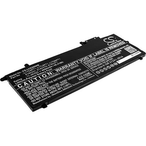 NX - Batterie ordinateur portable compatible Lenovo 11.46V 4050mAh - 01AV43101A (1/3)