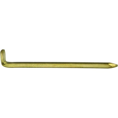 CONNEX - 4 CANCANI IN ACCIAIO ZINCATI GIALLI 4,0X80