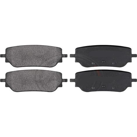 KIT PASTIGLIE FRENO POSTERIORI compatibile con MERCEDES-BENZ CLASSE A TRE VOLUMI (V177) / PASTIGLIE FRENANTI AUTO OEM P 50 148  P 50 151 / SU.129, / SOSTITUZIONE DIRETTA / BASSA POLVERE / SILENZIOSO (1/4)