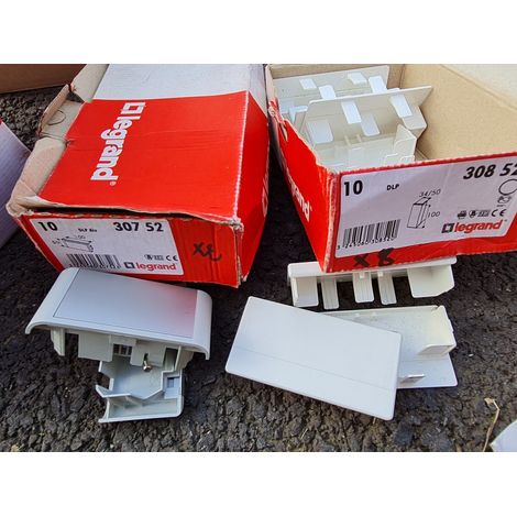 LOT de 10 : 8 x DLP 30852 , 2 x DLP Alu 30752 , LEGRAND -