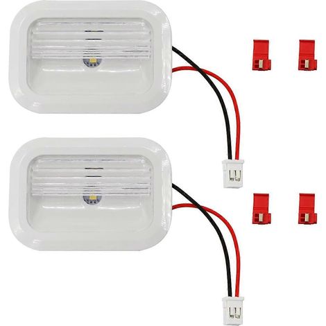2 pièces W10695459 W10843353 pour module d'éclairage LED de réfrigérateur -- (1/5)