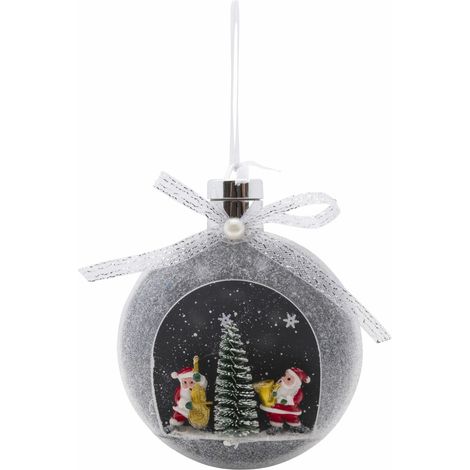 Bola de Navidad luminosa multicolor (1/4)