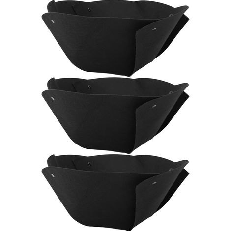 Lot de 3 doublures jardinières demi cercles Cryfokt, robustes et résistantes aux déchirures, (1/5)