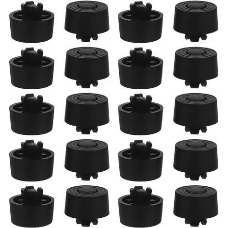 25 Antivibrationsfüße für PC-Gehäuse: Einsteckfüße für PC-Gehäuse – Rutschfeste und stoßdämpfende Pads für Gaming-PC-Gehäuse – Kompatibel mit 8-mm-Öffnungen (1/5)