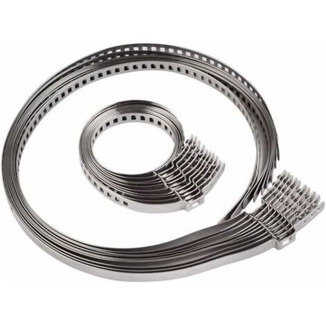 10 Pcs Collier Soufflet Cardan,Pince De Joint HomocinéTique d'arbre à Cardan Collier De Serrage en Acier Inoxydable Réglable (1/4)