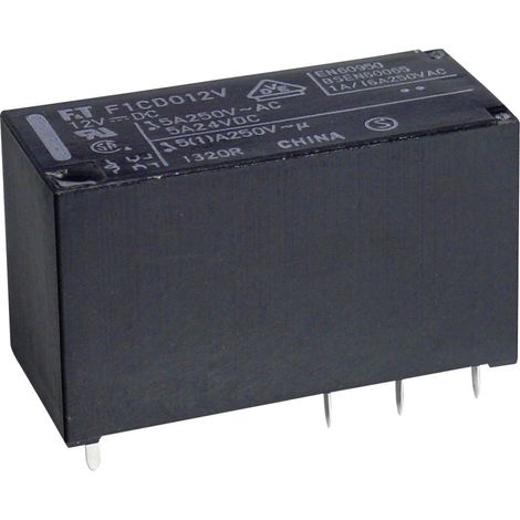 Takamisawa FTR-F1 CD 012 Printrelais 12 V/DC 5 A 2 Wechsler 1 St.