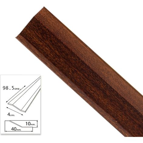 WOLFPACK LINEA PROFESIONAL Klebeanschluss für Keramik Metall Sapelli 98,5 cm