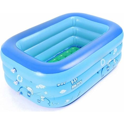 Piscine gonflable pour bébé Petite piscine pour enfants PVC pliable 120 x 70 x 35 cm (1/5)