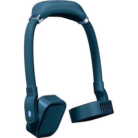 Ventilateur portable, ventilateur rafraîchissant, ventilateur mains libres pour le cou, ventilateur suspendu, 3 vitesses, 2000/4000 mAh, vert