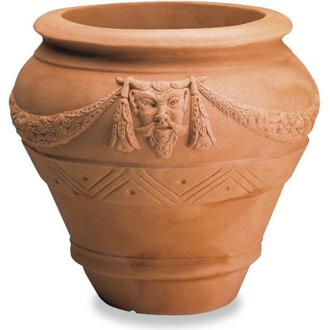 Orcio Decorato in resina Anticato