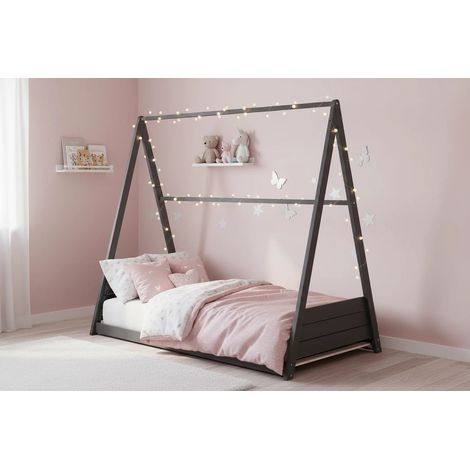 Lit pour enfant Gris 90x190 cm TIPI (1/5)
