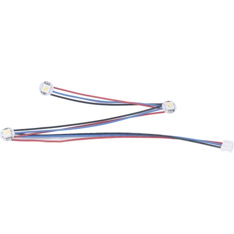 RGBW-Mini-Tasten-PCB-LED, verlötet mit PTFE-Kabel, Extruder-Hotend-Lichtleiste für Voron 2.4 Stealthburner 3D-Drucker, DC 5 V (1/5)