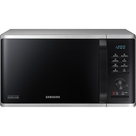 [GEBRAUCHT] Samsung MS23B3515AS Arbeitsplatte Solo-Mikrowelle 23 l 1150 W Schwarz - Grau (MS23B3515AS/DE)