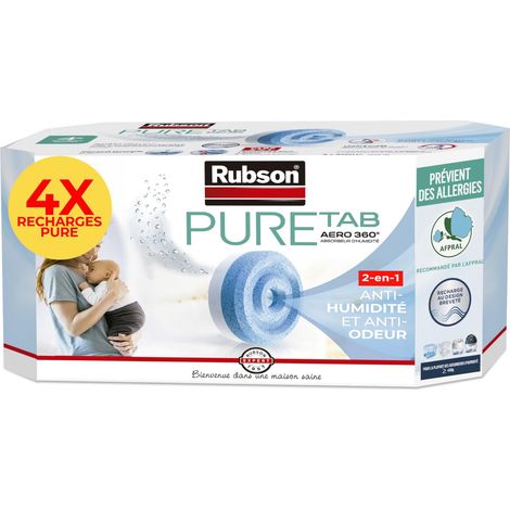Aero 360° Pure TAB, Recharges Déshumidificateur d'air, 4x 450g (1/5)