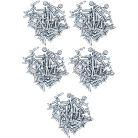 250 vis autoperceuses de rechange M4,2 x 16 mm en acier au carbone galvanisé, à tête fraisée cruciforme. (1/5)