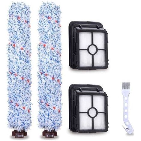 2 Rouleau à brosse, 2 Filtre, 1 Pinceau, Microfibre et nylon, Pour animaux, Pour Bissell Crosswave (1/5)