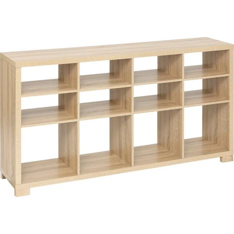 Credenza bivoak con ripiani regolabili 137x76cm effetto legno - 5five (1/3)