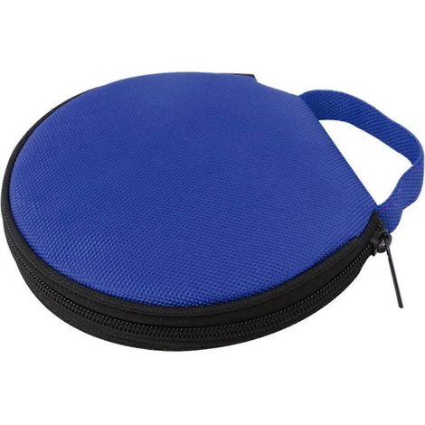 Étui CD/DVD, pochette de rangement pour 20 CD, bleu (1/5)