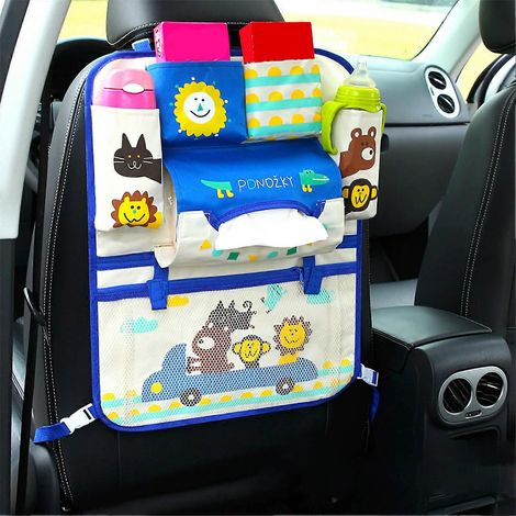 Aufbewahrungstasche für Kindersitze mit Cartoon-Motiv, multifunktionaler Organizer, seitliche Aufbewahrungstasche fürs Auto (1/5)