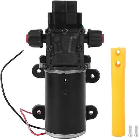 Pompe à eau portable intelligente auto-amorçante avec pompe à membrane, pièces mécaniques, 12 V 100 W (1/5)