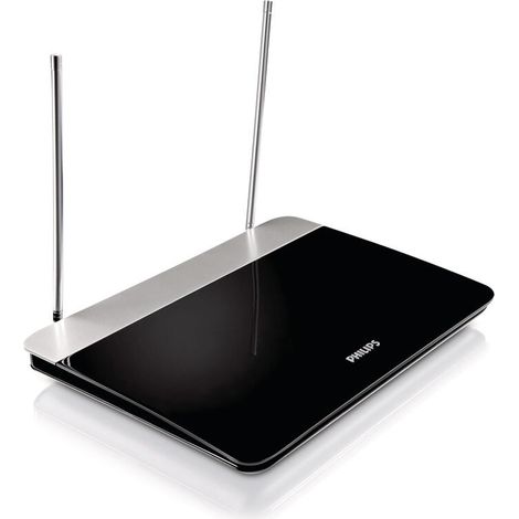 Antena portátil Dual PANASONIC SDV6227/12 Negro, Plata (1/2)