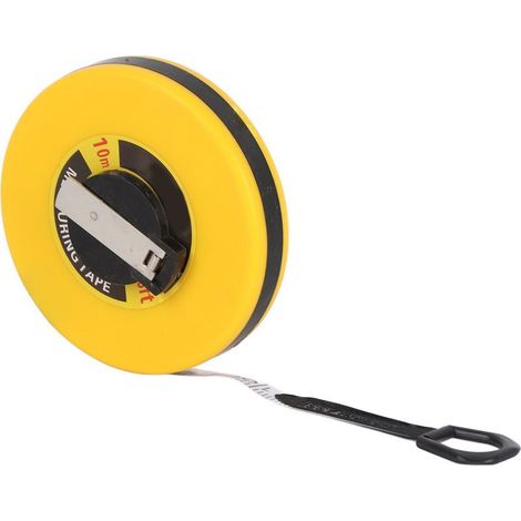 Phefop Taille de la Bande en Fibre de Verre pour les Mesures de Précision, une Règle Douce Durable pour les Travailleurs de la Construction, Compacte et Facile à Utiliser (10 cm) (1/5)
