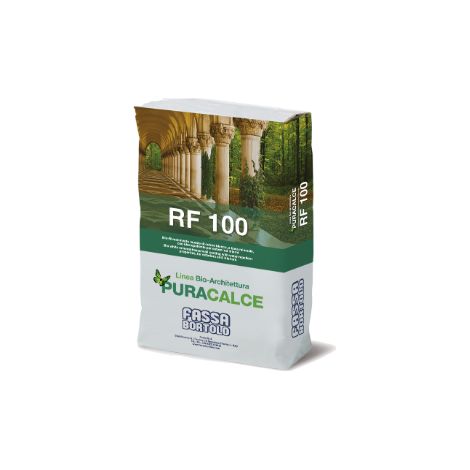 Rf 100 effetto marmorino bianco per esterni ed interni sacco kg. 25 base calce