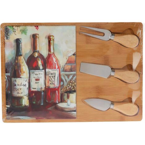 Accessorio cucina excellent houseware set tagliere bambù 30x21cm (1/2)