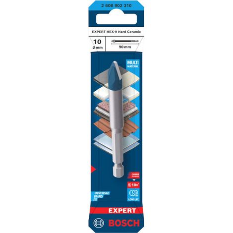 Bosch EXPERT Bohrer HEX-9 Hard Ceramic, 10 x 90 mm
