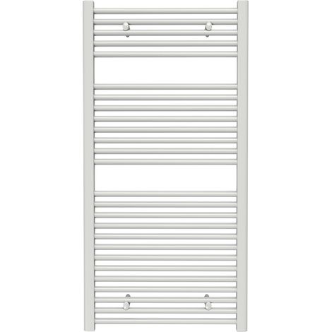 RADOX Sèche-serviette eau chaude mural - SCALA N BLANC - 1200 x 600 mm - 26 tubes - 649 W (1/3)