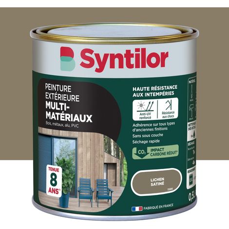 Vernice per esterni per legno, alluminio e PVC. SYNTILOR effetto lichene satinato 0,5 l SYNTILOR (1/5)
