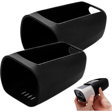 Étui de protection en silicone résistant aux intempéries pour EufyCam 3 - Lot de 2 - Noir - Étanche - Caméra de sécurité (1/5)