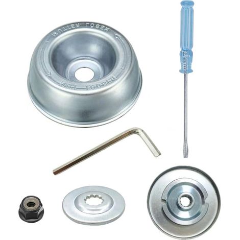 Kit d'adaptateur de lame compatible avec FS55R FS56 FS80 FS85 FS90 FS100 FS110RX FS120 FS130 FS200 FS250 FR85T FR130T FR220 FR350 1 plaque conductrice 1 rondelle de poussée 1 écrou de serrage (1/5)