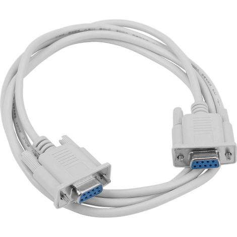 1 câble null modem série RS232 femelle-femelle DB9 FTA de 1,5 m (5 pi) (1/5)