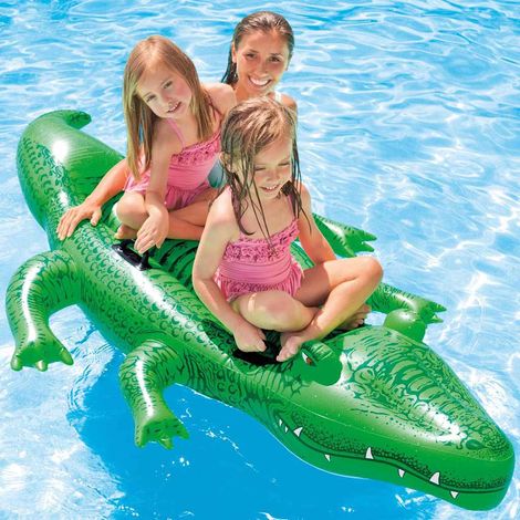 INTEX Alligatore Gigante Cavalcabile 203x114 cm (1/3)