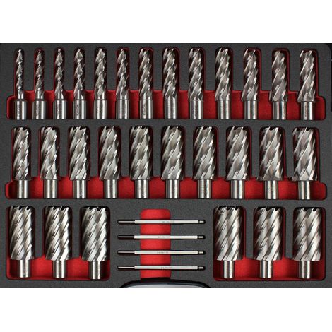 Jeu des fraises à carotter MW HQ 33pcs 12-40 -50mm MW-Tech HQS5033 (1/2)