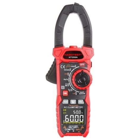 1000A AC/DC Clamp Meter, Professional True-RMS Clamp Meter, VFD, LOZ Mode, Measure Inrush Current - HT208D (1/4)