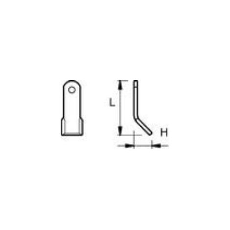 Y-Messerloch 12,5, 100x40x5, I-63-BER-51 65299