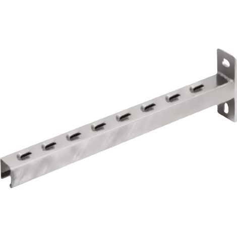 Mensola ad attacco rapido 250x200mm in acciaio zincato Sati 1661210