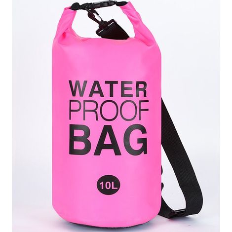 Bolsa impermeable de 10 litros para piscinas elevadas - Bolsa de arena impermeable de malla 500D con clip - 5119 cm - Rosa (1/5)