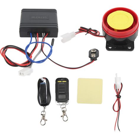 Système d'alarme antivol sans fil universel pour moto, scooter et scooter. Alarme vibrante universelle contre le vol. (1/5)