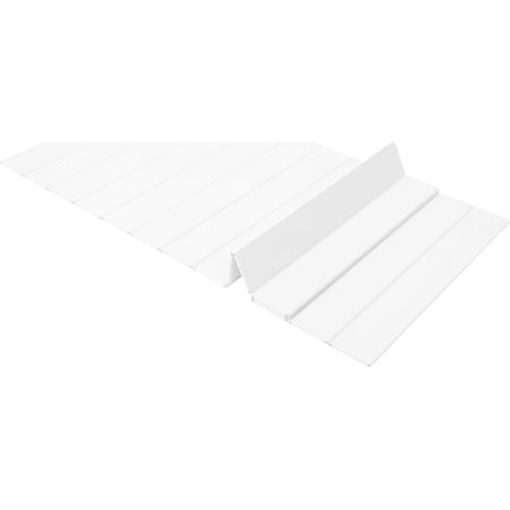 Coperchio per vasca da bagno, design pieghevole, materiale in PVC, forma rettangolare (1/2)
