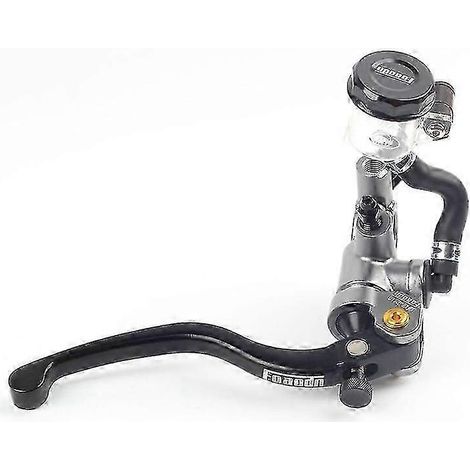 17,5 rcs Pompe de frein et d'embrayage Maître-cylindre Levier de guidon de moto Embrayage hydraulique Moteur de course pour 22 mm Honda Yamaha Suzuki (Titane droit) (1/5)