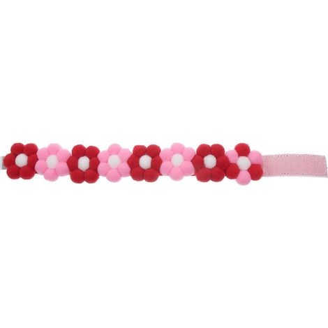 Collar floral ajustable para perros, 4 piezas, accesorio de moda para el cuello. (1/5)