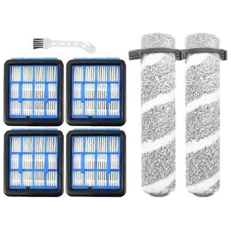 NALOOKAMIC Kit brosse rotative et filtre HEPA pour aspirateur eau et poussière sans fil Bissell 3930F, 3933 V2 et 39999Z. Pièces détachées pour brosse d'aspirateur et filtre. (1/4)
