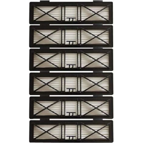 Lot de 6 filtres HEPA pour Neato Botvac D7 D3 D4 D5 D6 D70 D75 D80 D85 pour filtres Neato Botvac 75e 80 85 pièces-- (1/4)