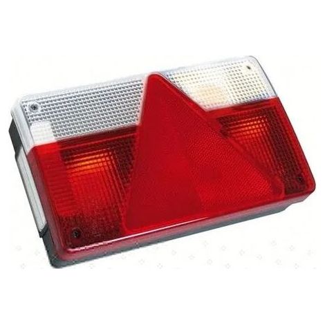 Maxter – Feu droit AJBA FP 84 7 fonctions – Tension 12V – Dimensions 520x120mm – Résistant aux intempéries – Éclairage plaque d'immatriculation (1/2)