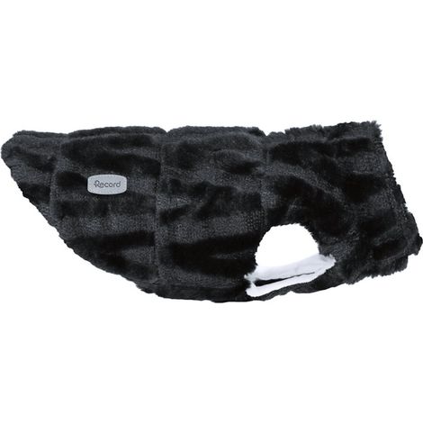 Black miky ecopelliccia 30 cm: Ecopelliccia con rivestimento interno termico per cani modello black miky (1/3)
