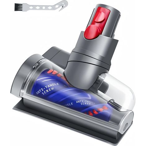 Mini Brosse Motorisée pour Dyson V7 V8 V10 V11 V15, Accessoire Aspirateur Poils d'animaux Cheveux, Embout Anti-Emmêlement Matelas Canapé Voiture Escaliers Pièce de Rechange (1/5)