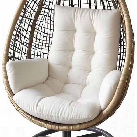 Coussin Blanc Respirant - Coussin Confortable Moelleux pour Canapé Lit Fauteuil et Déco Salon (1/5)
